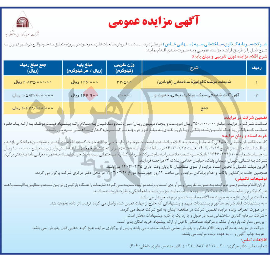 تصویر آگهی