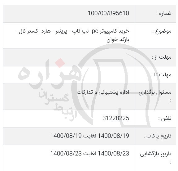 تصویر آگهی