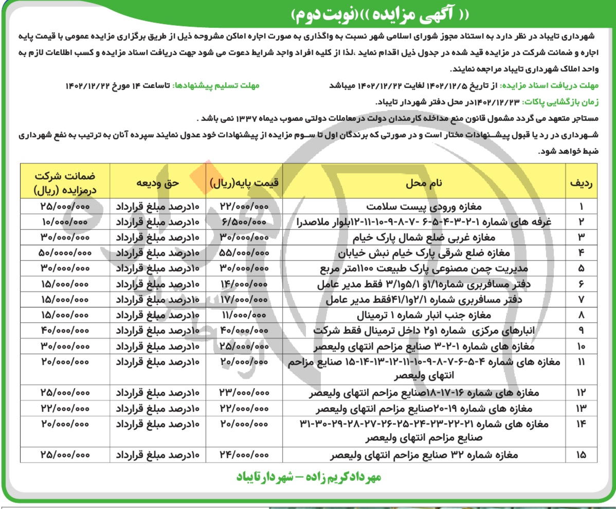 تصویر آگهی