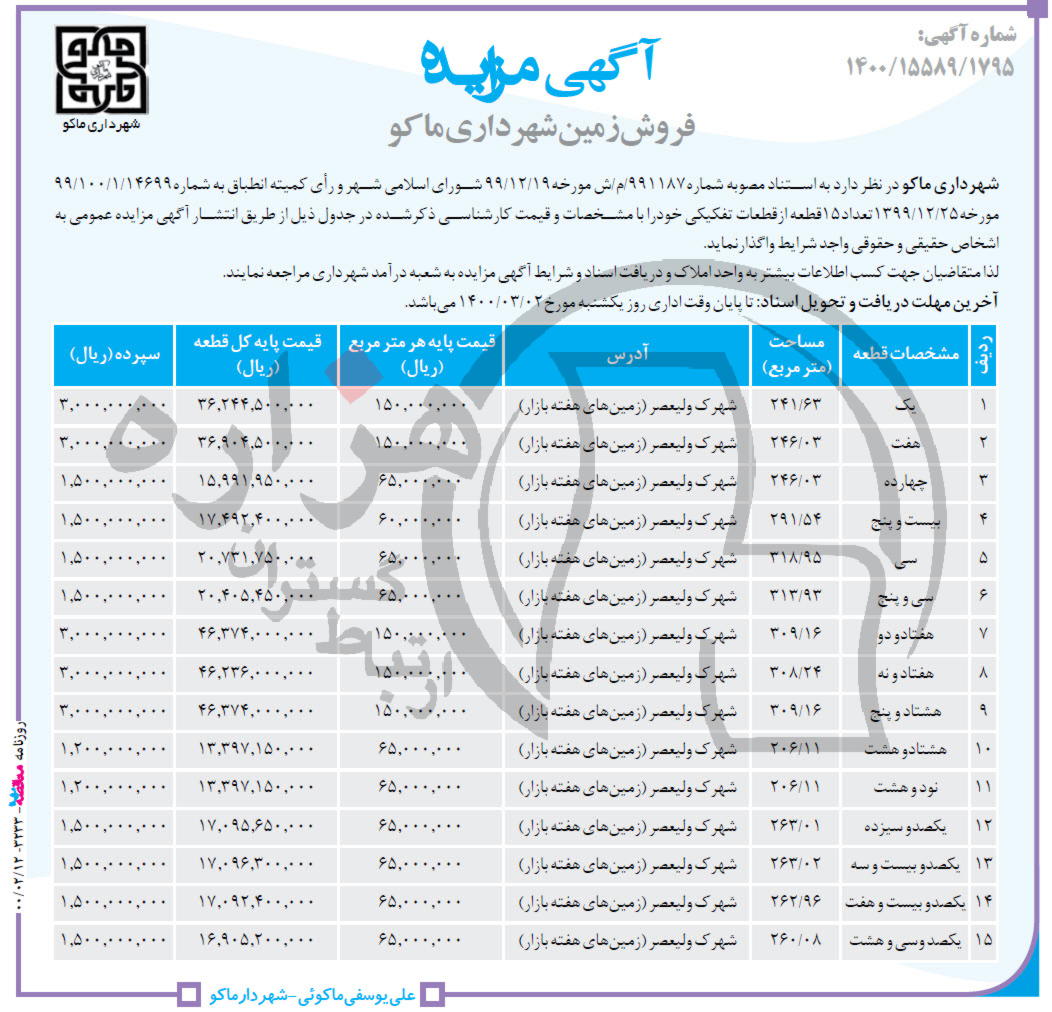 تصویر آگهی